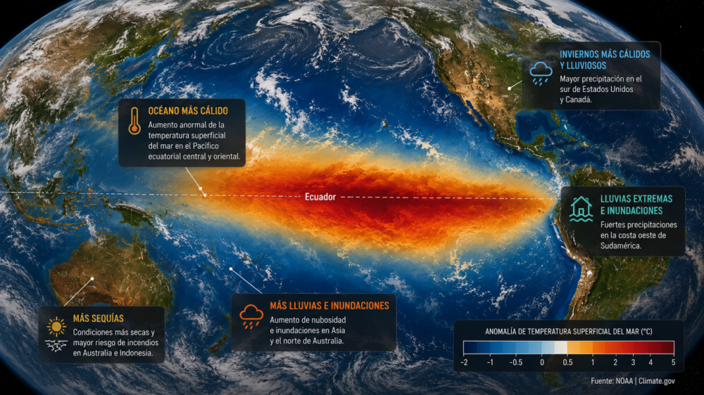 El Niño 2026: impacto en el agro latinoamericano