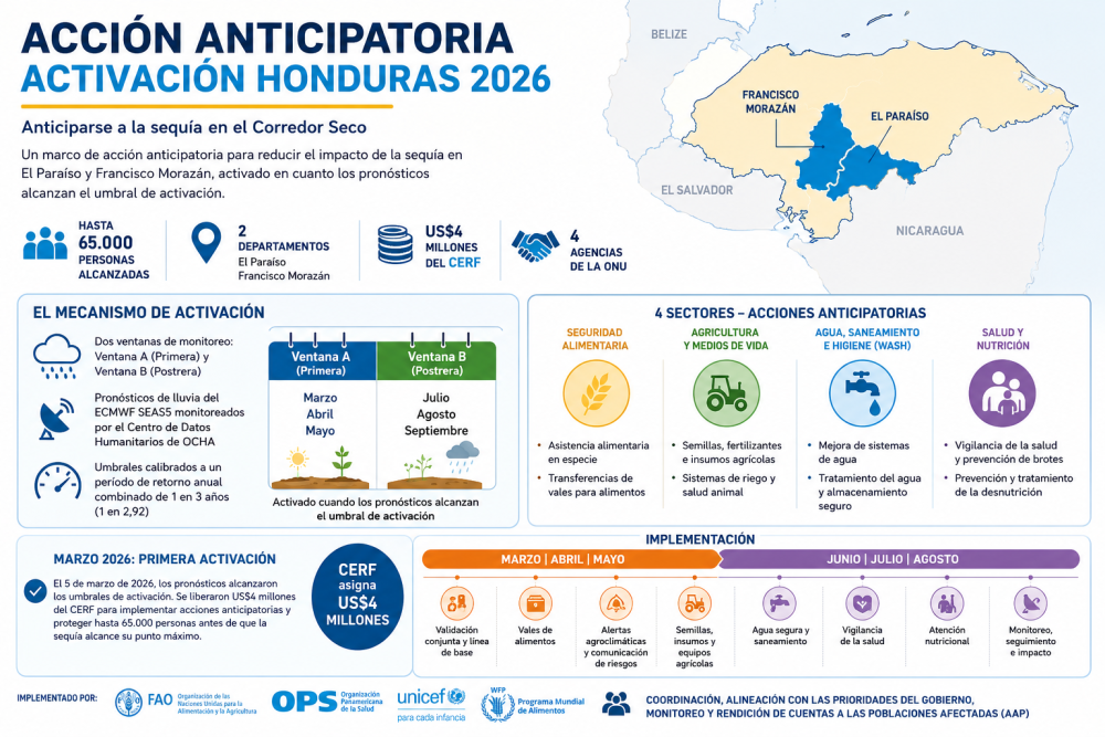 Acción Anticipatoria: Activación Honduras 2026