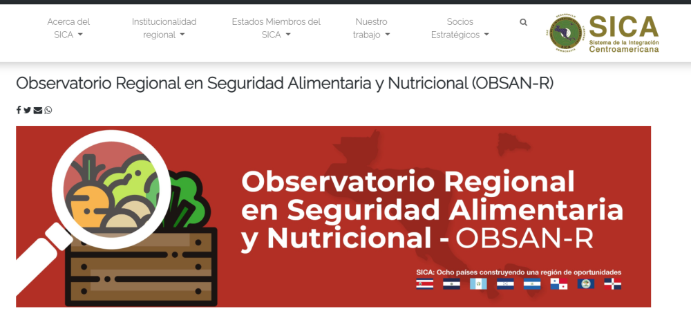 Observatorio Regional de Seguridad Alimentaria y Nutricional (OBSAN-R)