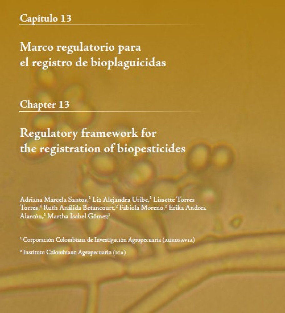 Regulatory framework for the registration of biopesticides