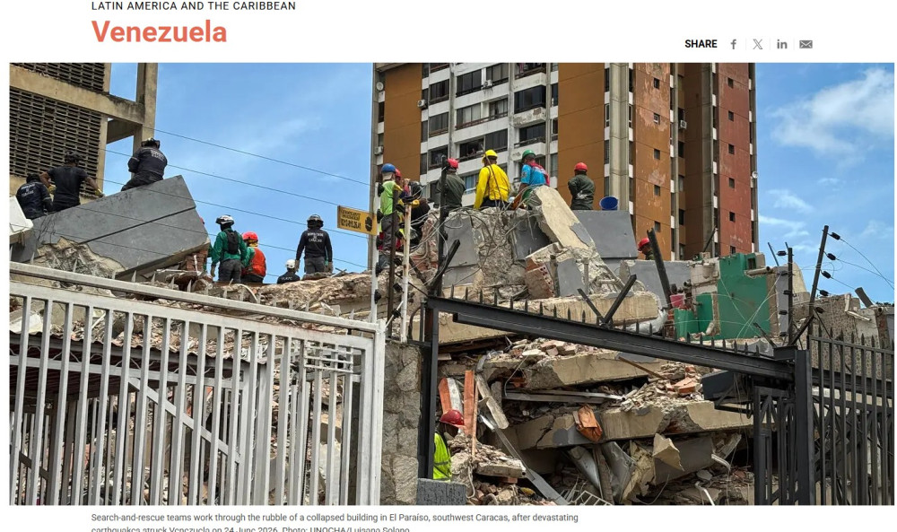 OCHA Venezuela Humanitarian Data on the Humanitarian Data Exchange
