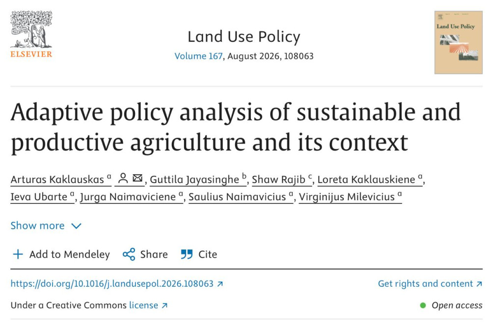 Adaptive Policy Analysis of Sustainable and Productive Agriculture and Its Context