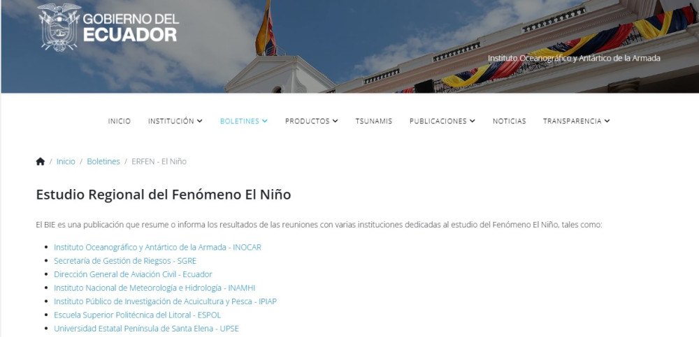 Informe Técnico Ejecutivo ERFEN Nro. 011-2026 (Ecuador)