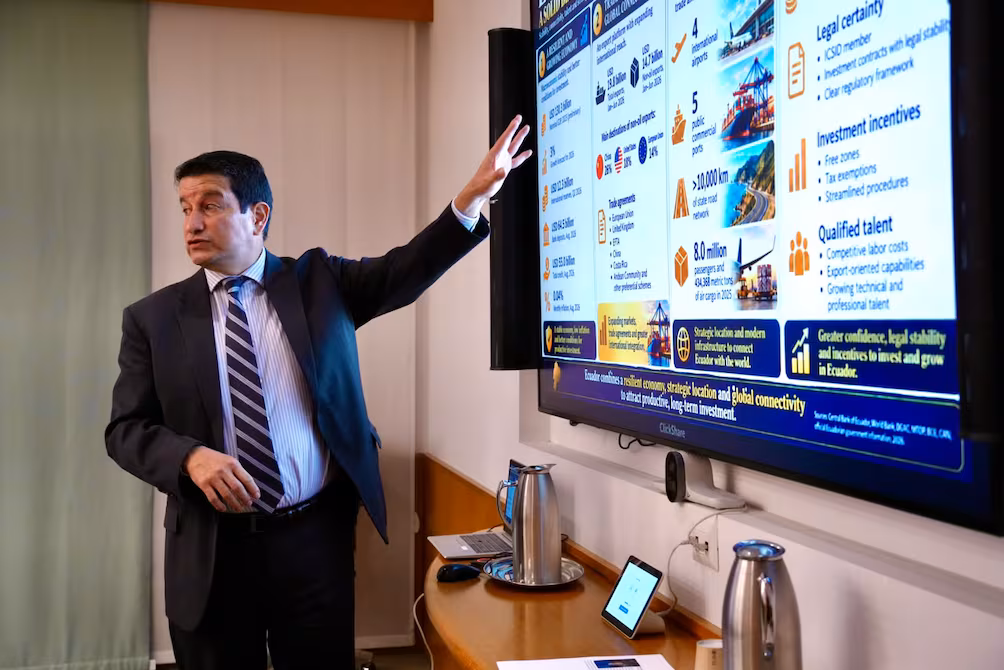 Ecuador presents a USD 166.8 million sustainable investment portfolio in Rome